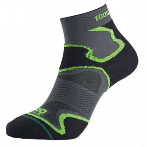 1000 Mile Mens Fusion Ankle Socks / Black/Green